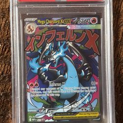 2025 Pokémon TCG Mega Charizard X PSA 10 Mega Evolution UPC Promo Holo