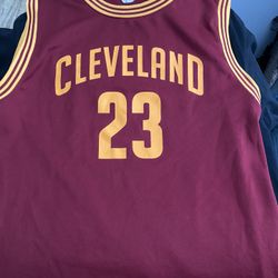 ADIDAS LEBRON JAMES NBA CLEVELAND CAVALIERS  #23 JERSEY SIZE YOUTH LARGE
