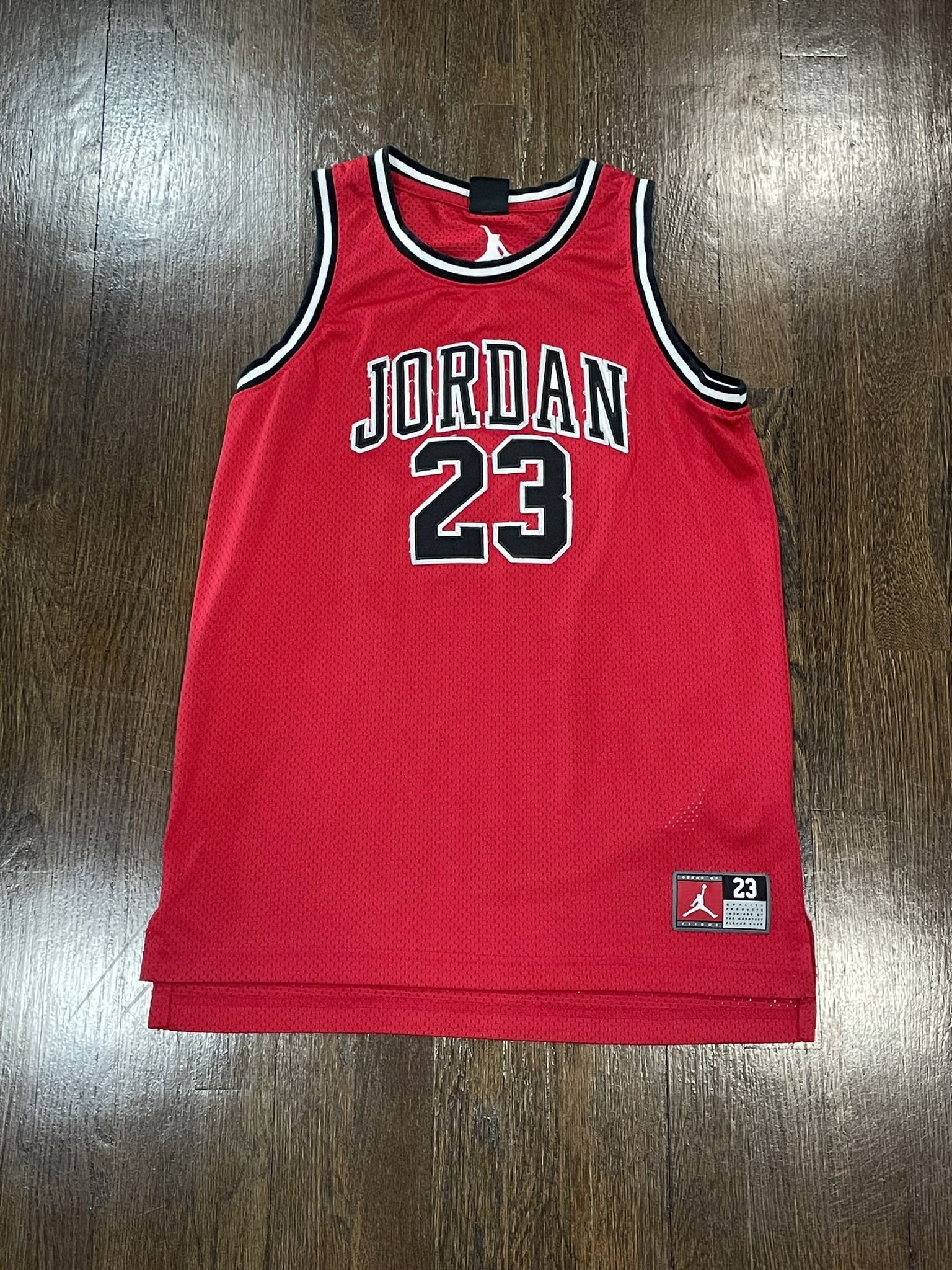 Vintage Jordan Red Basketball Jersey