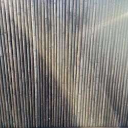 Bamboo Fence Rolls 3 8ft Long Good Condition 