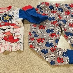Paw Patrol Pajamas $4 Set 