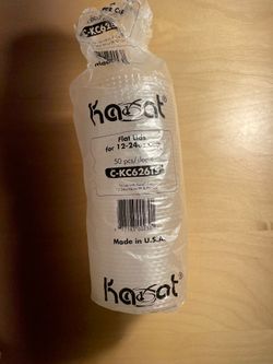 Karat Plastic Lids for 12-24oz Cups (100 pack)