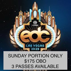 Selling EDC 2025 GA Sunday Portion 3 Wristbands Available