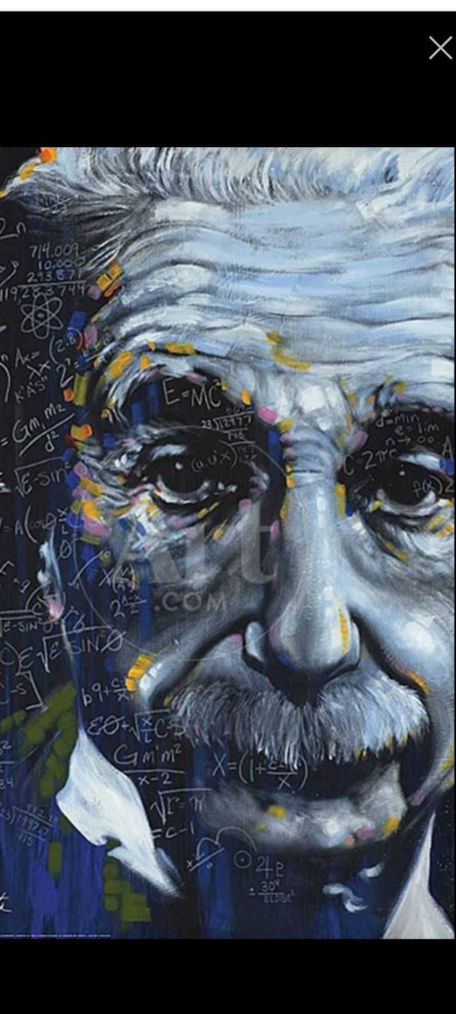 EINSTEIN ITS ALL RELATIVE POSTER 24x36