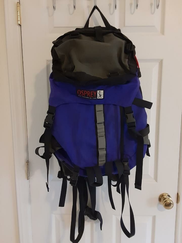 Osprey backpacking backpack.