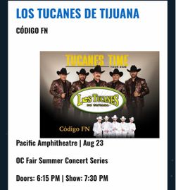 Los tucanes concert OC Fair