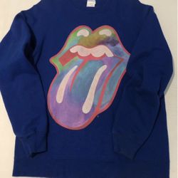 The Rolling Stones Tongue Sweatshirt Medium Unisex’s 