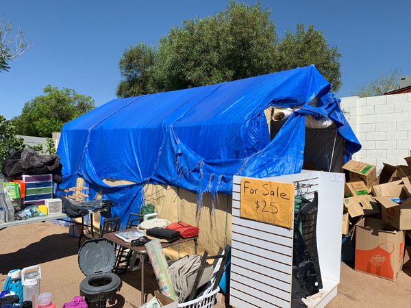 Car canopy 17 ft x 20 ft from Harbor Freight for Sale in Phoenix, AZ ...