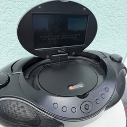 Portable DVD Player Boombox with Screen GPX BD702B USB SD Radio