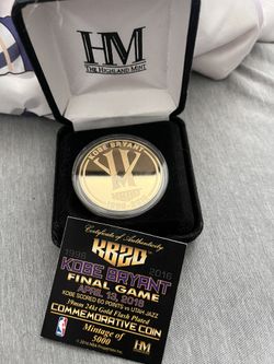 Highland mint 1(contact info removed) Kobes Final Game