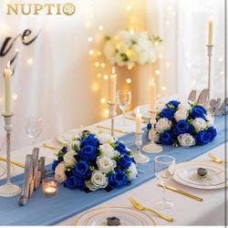 Arreglos De Flores Azules Para Tu Fiesta O Simplemente Decorar Tu Hogar