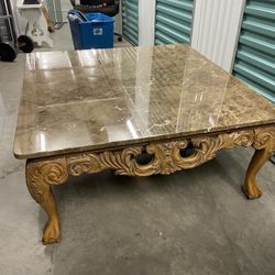 Marble Top Coffee Table 