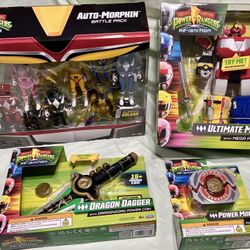 Mighty Morphin Power Rangers Re-Ignition: Dragon Dagger/Power Morpher/Ultimate Megazord/Battle Pack