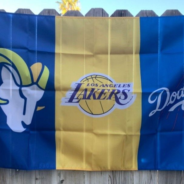 LA Dodgers/Lakers/Rams 3 x 5 Flag/Banner #213