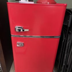 Mini Red Refrigerator 