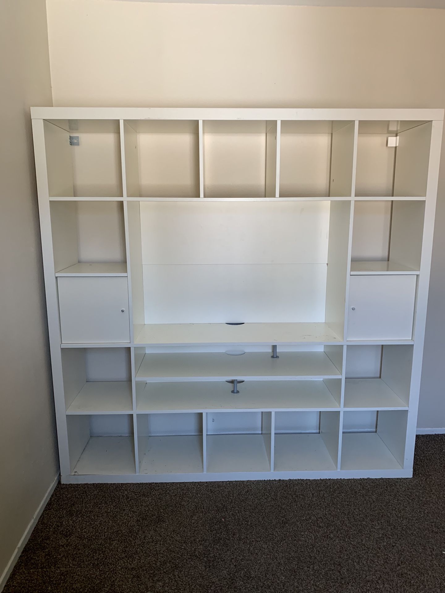 IKEA White Tv Stand With Shelving for Sale in Ontario, CA OfferUp