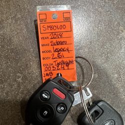 Subaru Legacy Keys 