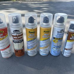 Brand New Drywall Texture Spray Cans Homax Sealed