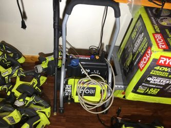 Ryobi 1700 PSI Pressure Washers! Complete & Guaranteed... on-SALE 💥💥💥. Only 50 Each tomorrow (Sat) Only ⌛️⌛️⌛️👍🏽👍🏽👍🏽