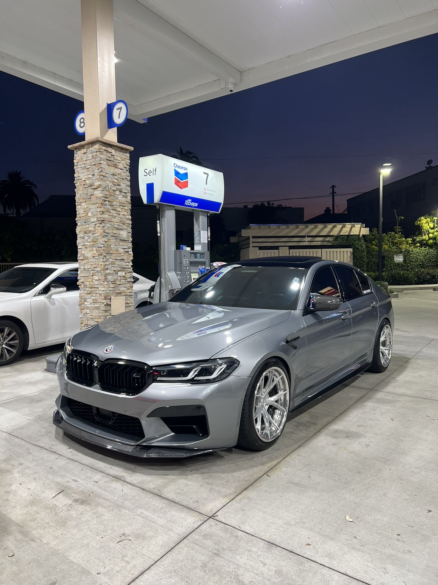 BMW F90 M5 Carbon Front Lip & Carbon Side Skirts