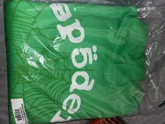 Green OG Sp5der Web Hoodie