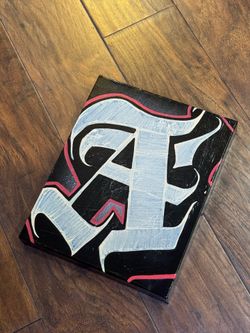 Hand painted letter A