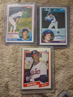 3 really good vintage rookie cards of Hall of Famers and a should of been Hall of Famer