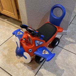 Marvel Lights ‘N’ Sounds Spidey Activity Plane Ride On Toy