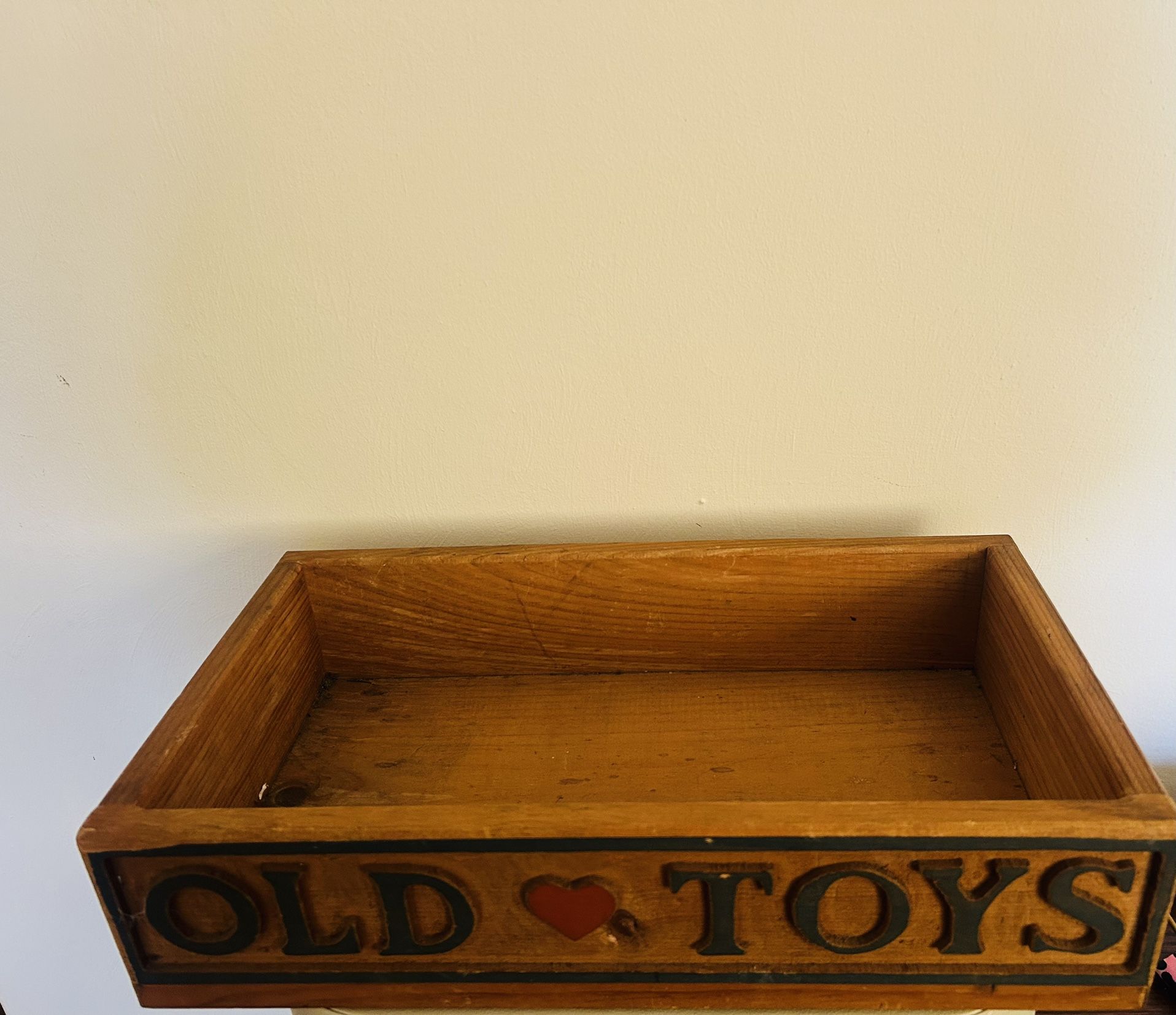 Vintage Old Toy Box