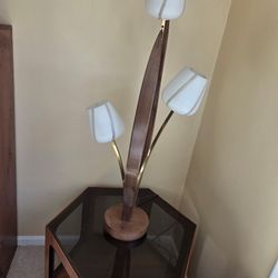 Mid Century Tulip Lamps & Hexagon Tables