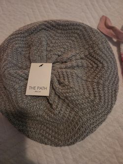 The Path by Rella Gray Knit Beret