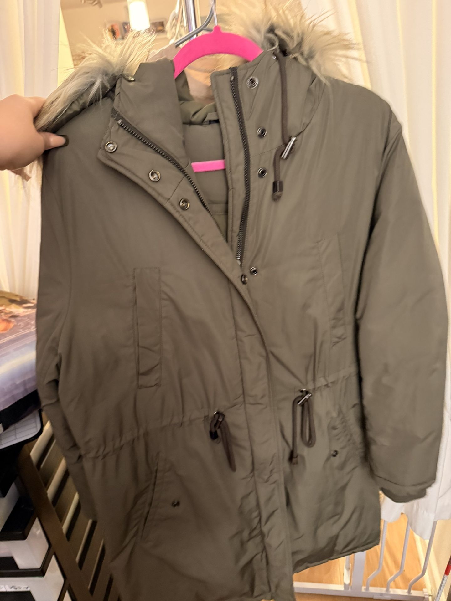 Top Shop Parka Size 8
