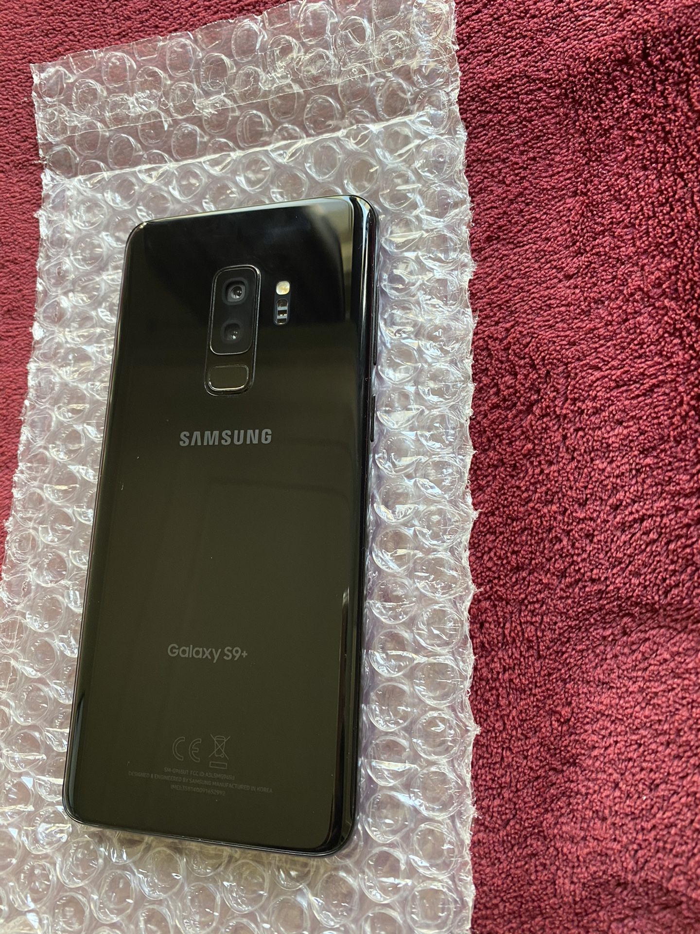 Unlocked Samsung Galaxy S9plus 256gb