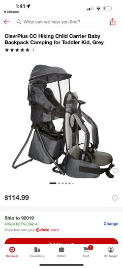 ClevrPlus CC Hiking Backpack Carrier - Excellent Condition 
