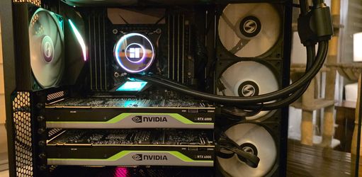 PC Dual Nvidia 24GB RTX 6000 cards, 128GB Ram, I9 10980XE 18 Core, 1TB Samsung 980 Pro m.2, Asus ROG Strix x299 Gaming Windows