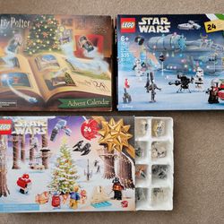 New LEGO Advent Calendars
2 Star Wars, 1 Harry Potter
