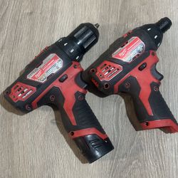 MILWAUKEE M12 DRILL AND DRIVER