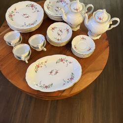 Antique Wawel Rose Garden China set 35pz Set 