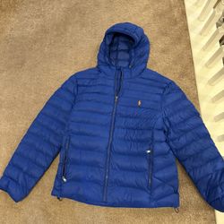 Men’s Polo Ralph Lauren XL Blue Puffer Jacket