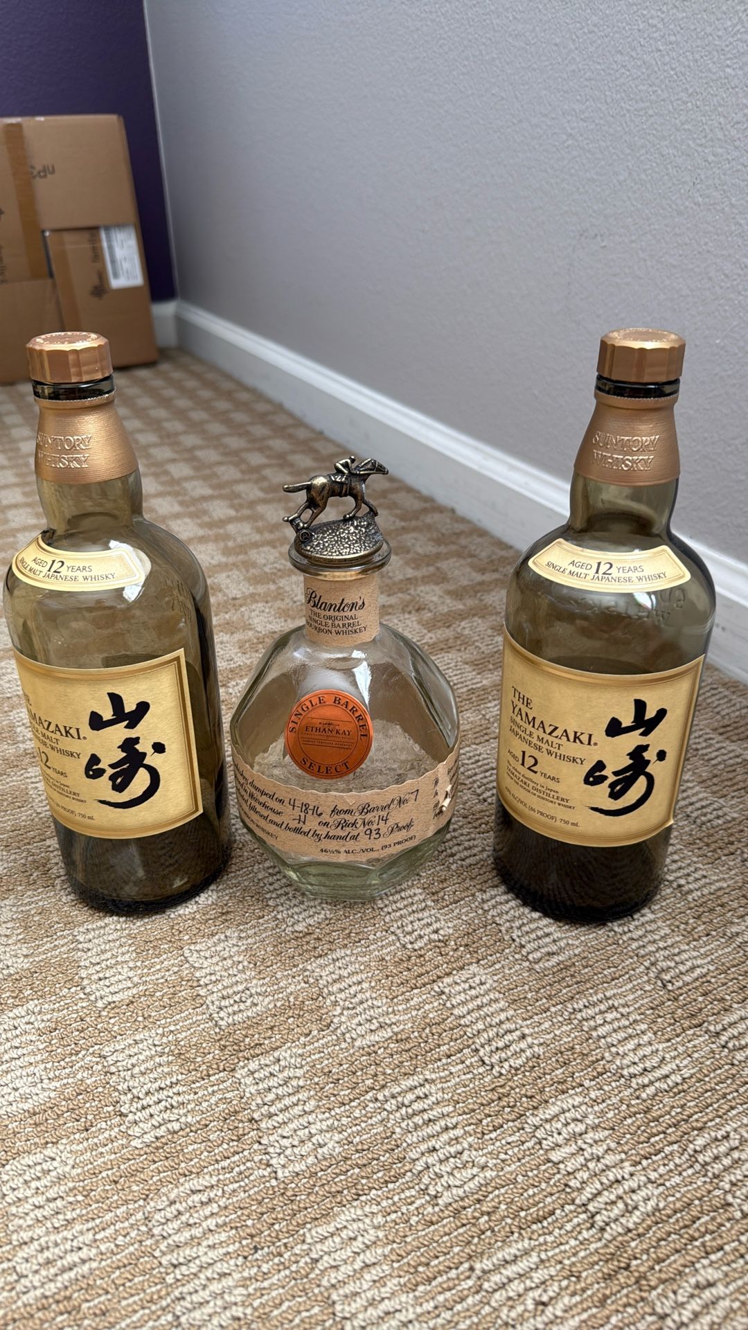 Empty Bottles And Boxes Yamazaki 12