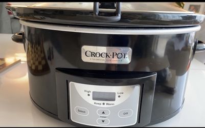 Crock-Pot Digital Slow Cooker with iStir Stirring System, Black, 6 Qt