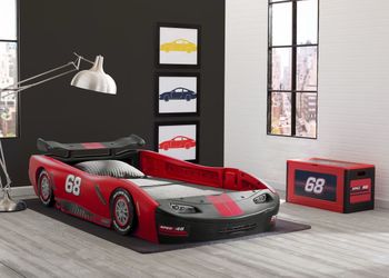 Delta Red Convertible Twin Bed