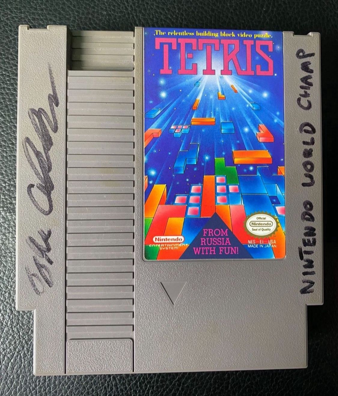 Thor Aackerlund Hand Signed Nintendo Game (1990 Nes Championship Winner) Nintendo World Champ In Person AUTO!!