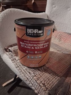 Waterproofing stain and cellar