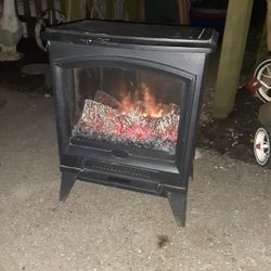 Fire Place  / Heater With 2 Setting Works As It Should