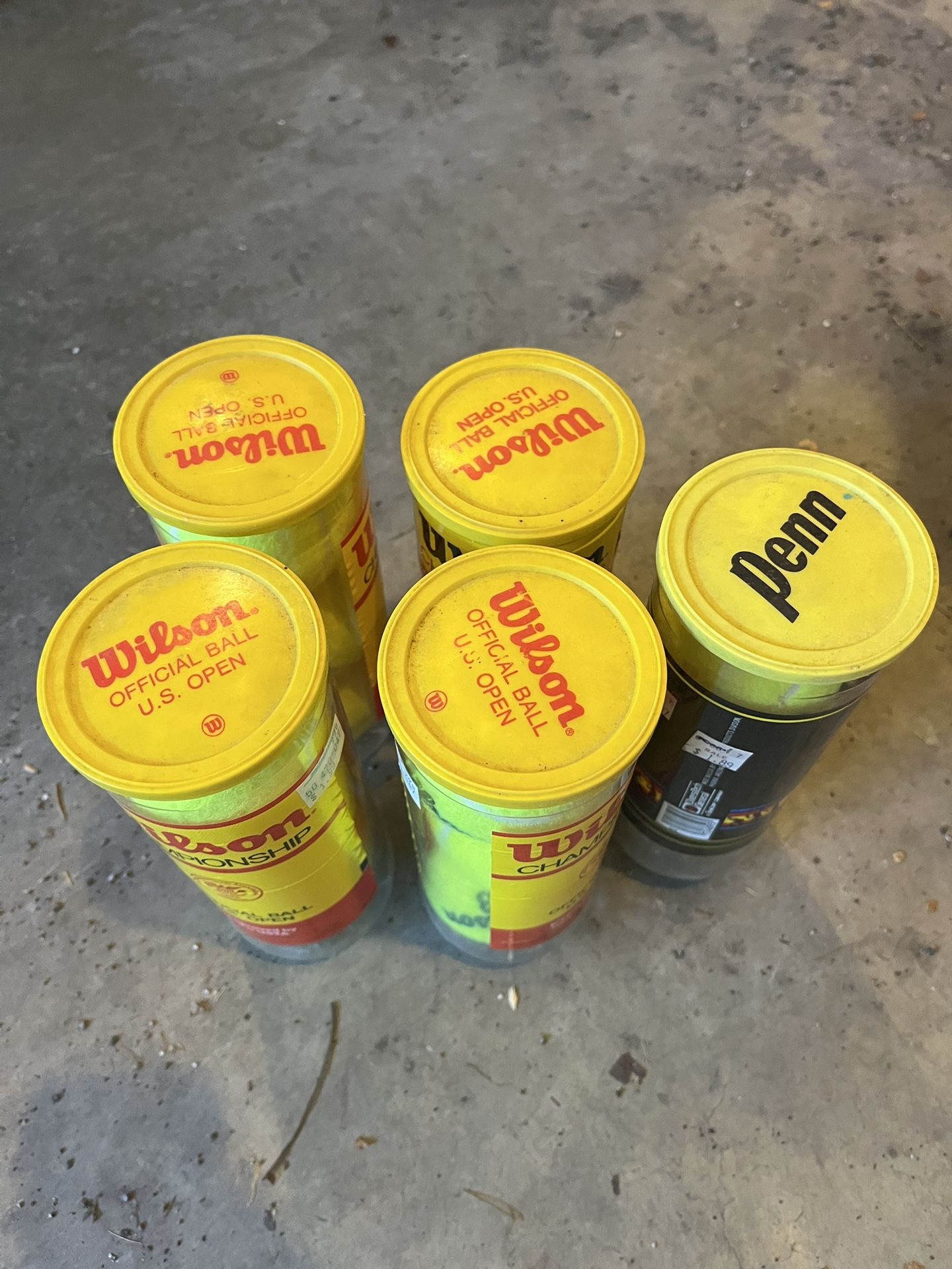 Unopened Tennis Balls