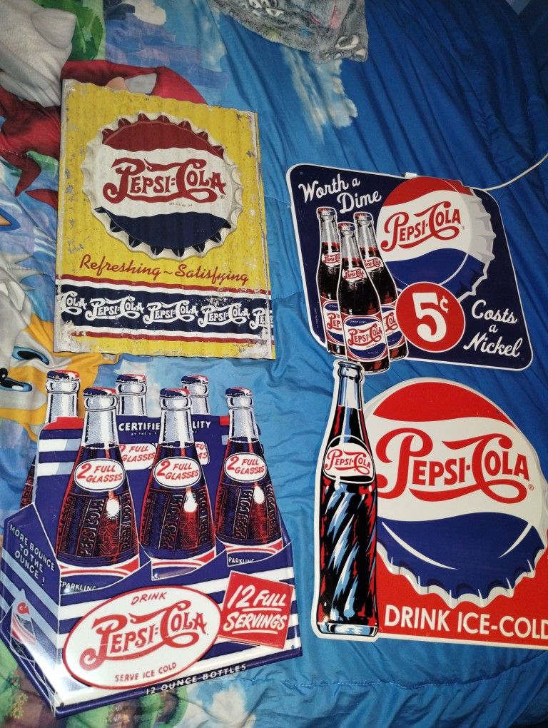 Pepsi-Cola signs