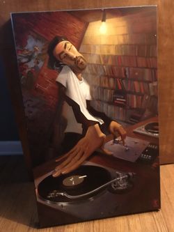 Dj by bua framed poster