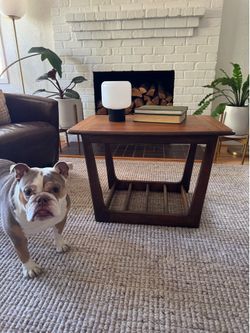 Mid century modern wood small coffee or  side table