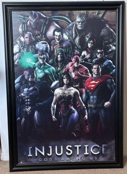 DC Comics Injustice: Gods Among Us Framed Poster